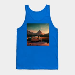 Van Life Camper RV Outdoors in Nature Tank Top